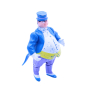 Preview: DC Superheroes Penguin Figur (Toy Biz 1990) – Vintage – lose mit Spielspuren